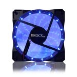 Brocs Ventilador LED Azul 120mm 4 Pines