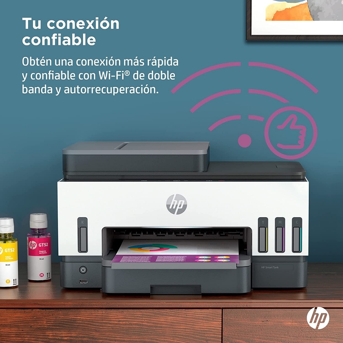 Hp Impresora Multifuncional Smart Tank 790 De Sistema Continuo Dúplex Y Adf Kemik Guatemala 7478