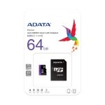 Adata Premiere Tarjeta de Memoria MicroSD 64GB Clase 10 UHS-I