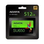Adata Unidad de Estado Solido SU650 de 512GB SATA 2.5" SATA III
