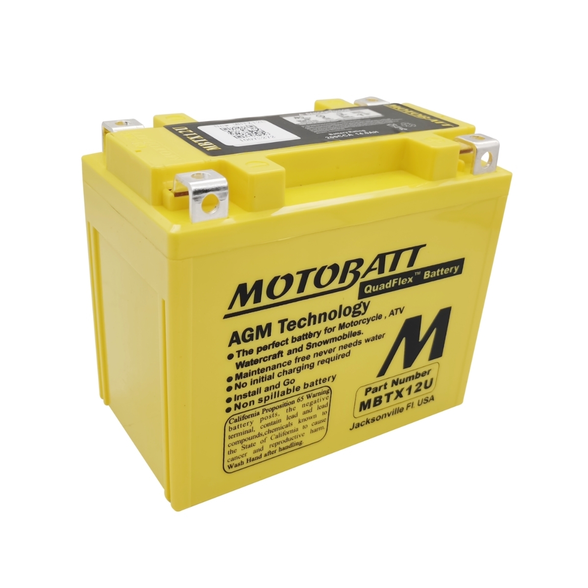 Motobatt Batería para Moto V Ah AGM Kemik Guatemala