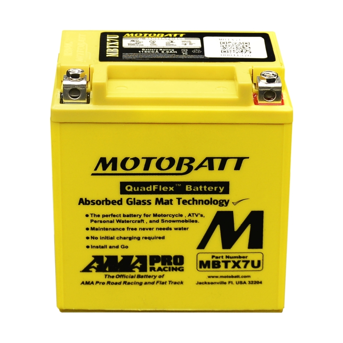 Motobatt Batería Para Moto 12v 8ah Agm Kemik Guatemala 3599